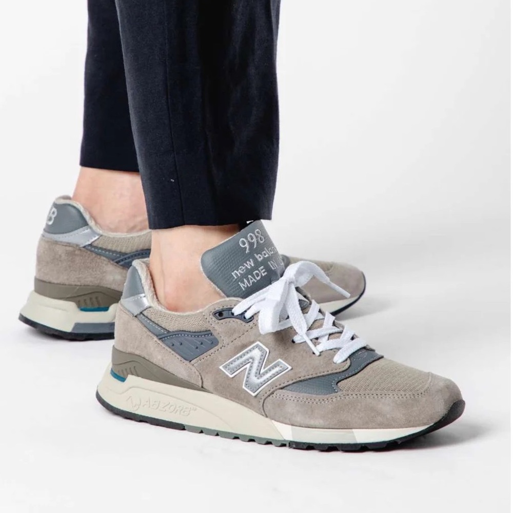 New Balance 998 Core MiUSA Grey Silver Men's - U998GR